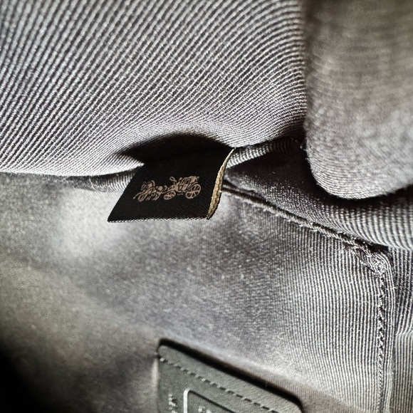 COACH Outlet Ethan Backpack | Black | Satin Nickel | Authentic | 12x17x5 - Picture 16 of 17